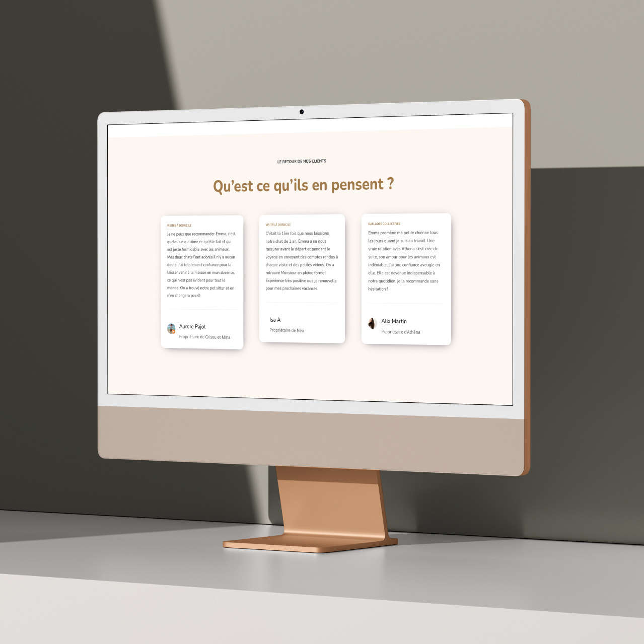 agenda animaux creation de site internet 2 Marmots agence marketing locale Agen Bordeaux
